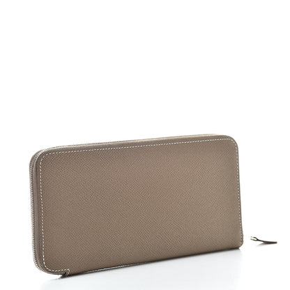 Hermes Epsom Silk'in Wallet Etoupe 3 of 10