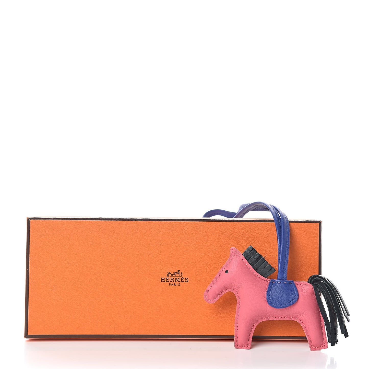 Milo Lambskin Grigri Rodeo Horse Bag Charm PM Rose Azalee Vert Cypress Bleu Electrique