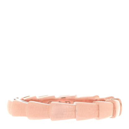 Bulgari 18K Rose Gold Serpenti Viper Band Ring 54 6.75 1 of 7