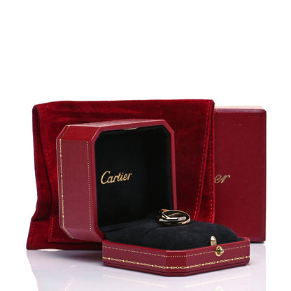 Cartier 18K Pink Yellow White Gold Classic Trinity Ring 50 5.25 5 of 5
