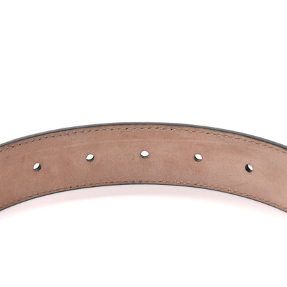 Gucci Calfskin Crystal Interlocking G Belt 80 32 Black 4 of 5