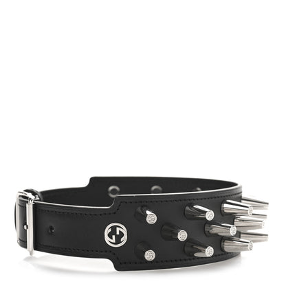 Gucci Calfskin Studded Spike Choker Black 3 of 3