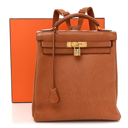 Hermes Buffle Gala Kelly Ado Backpack 16 of 16