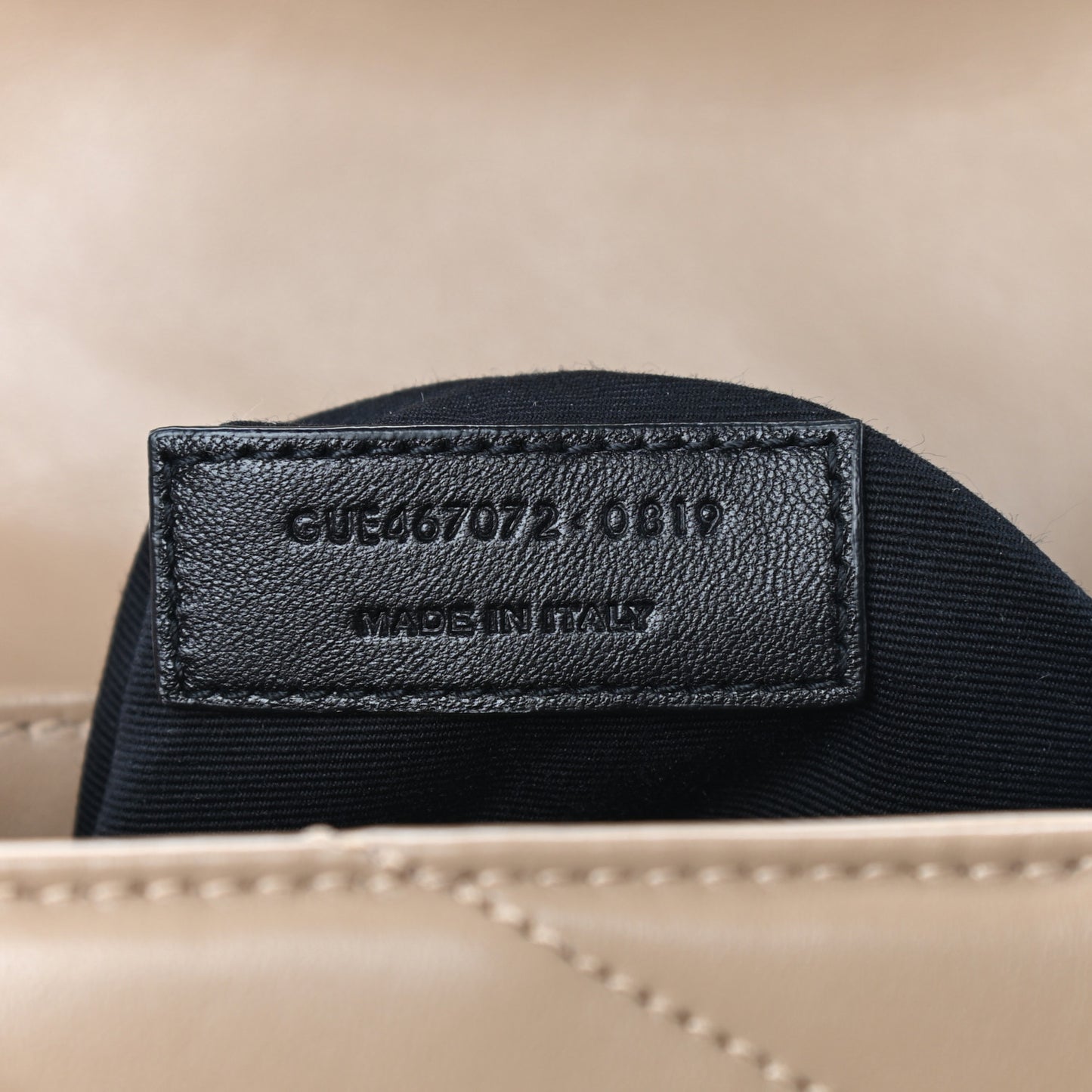 Calfskin Y Quilted Monogram Toy Loulou Crossbody Bag Latte