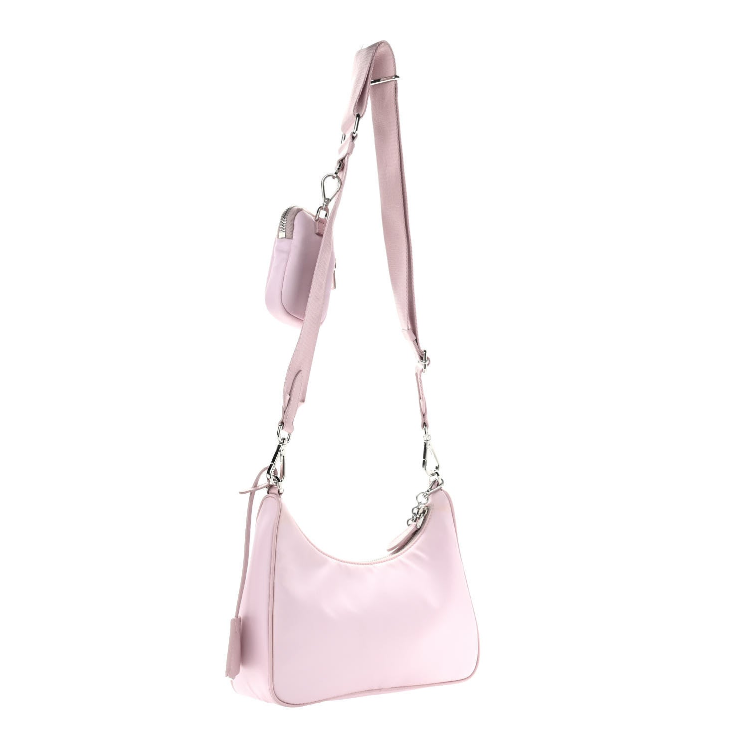 Prada Nylon Re-Edition 2005 Shoulder Bag Alabastro 2 of 10