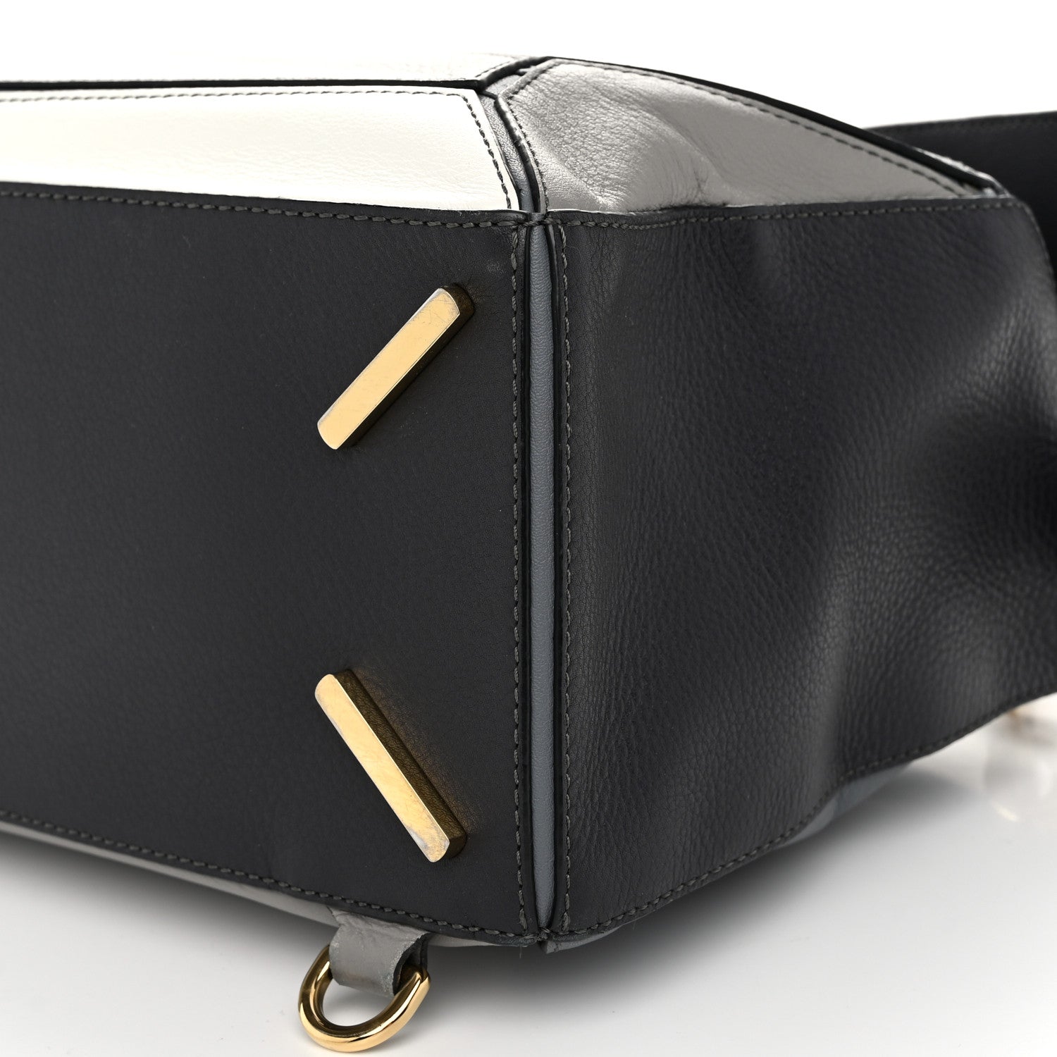 Loewe Calfskin Medium Puzzle Bag Grey Multito 9 of 12