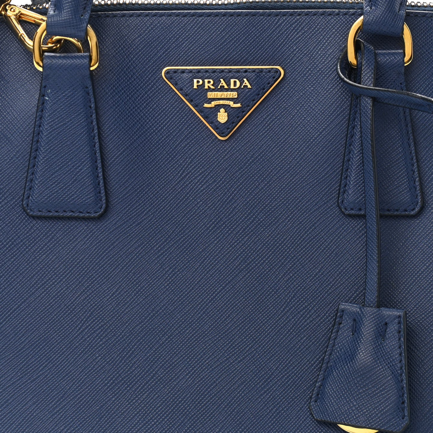 Saffiano Lux Medium Promenade Tote Bluette