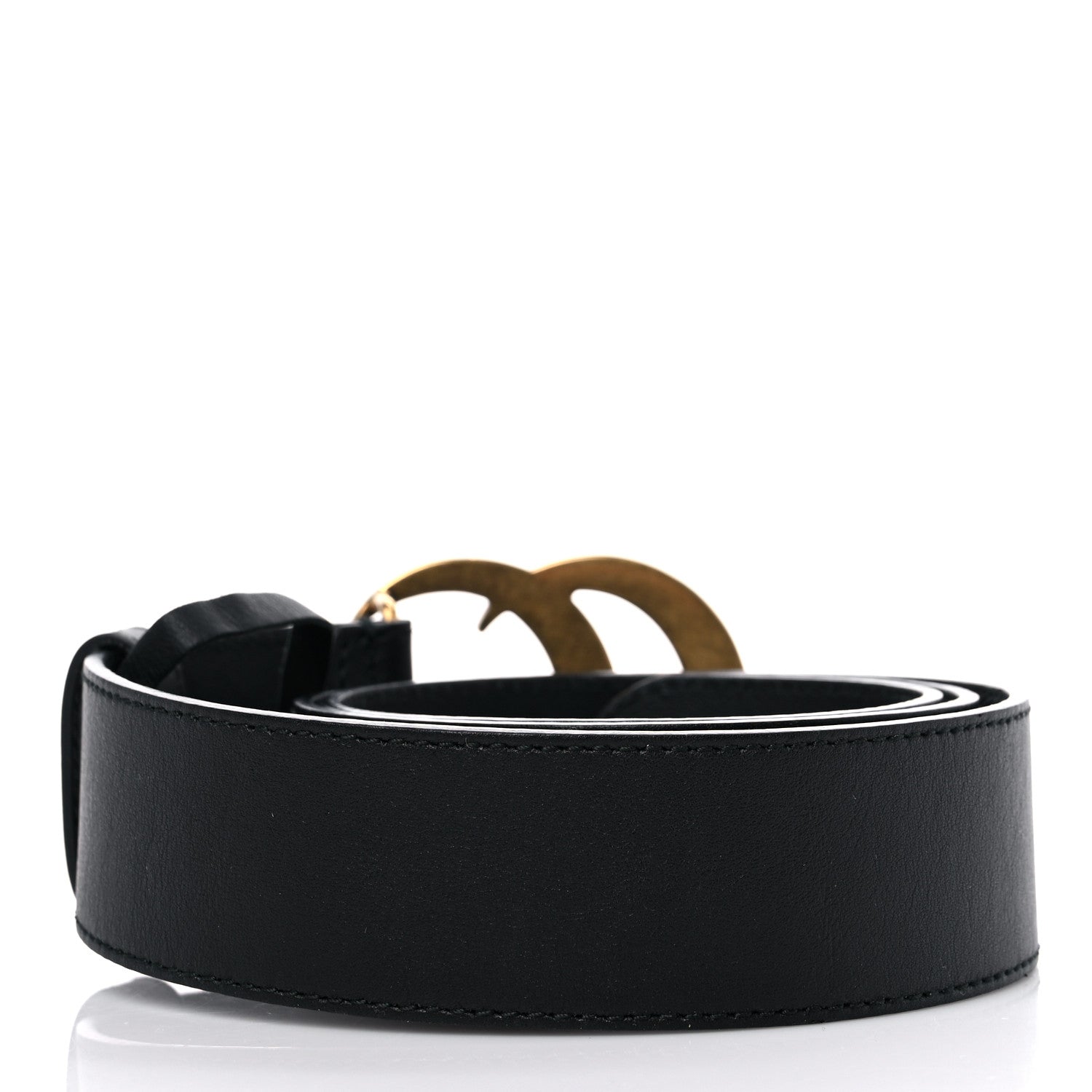 Gucci Calfskin Double G 40mm Belt 85 34 Black 2 of 5
