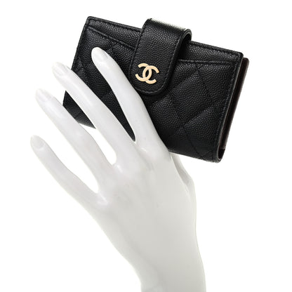 Chanel Caviar Quilted Small Classic Wallet Black 2 of 8
