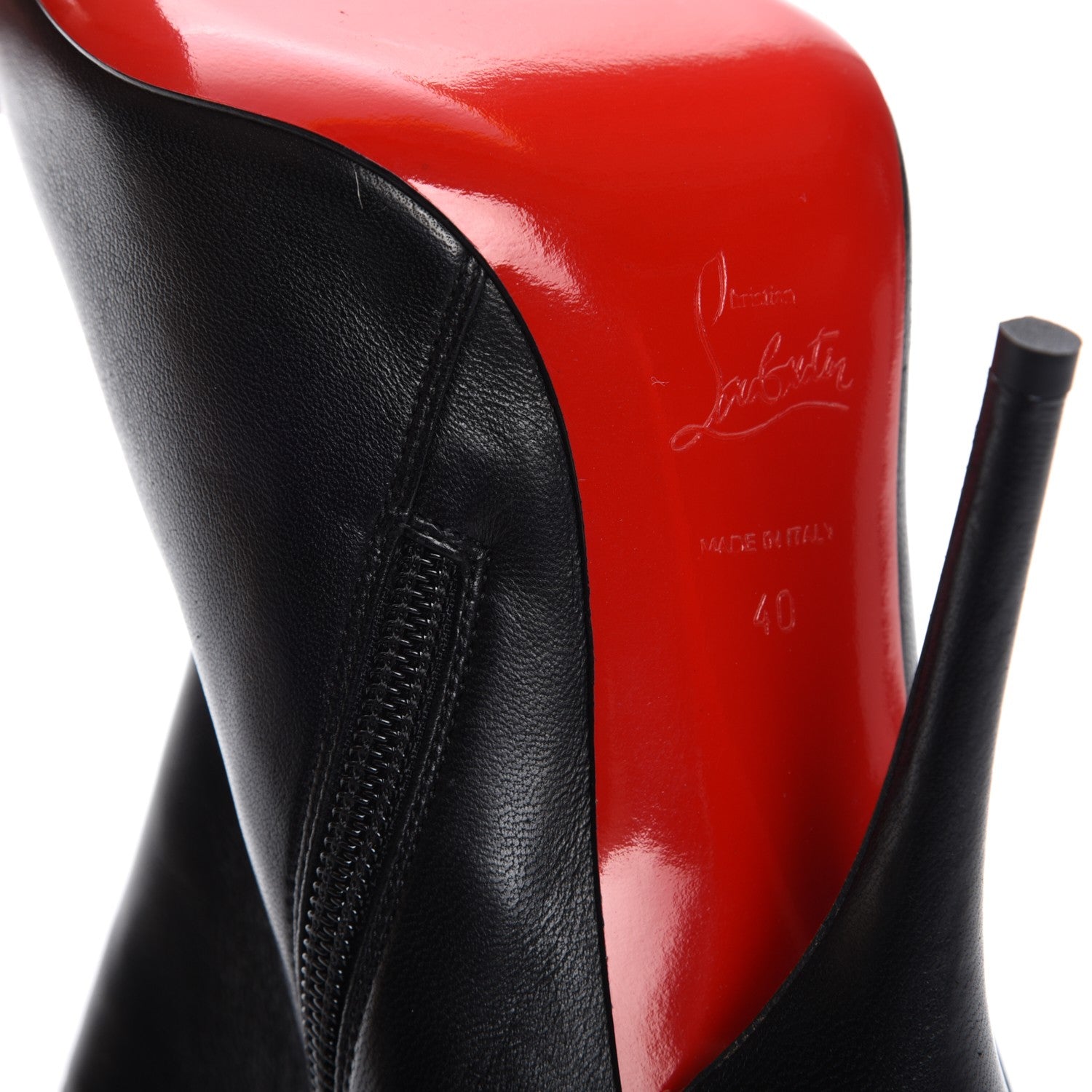 Christian Louboutin Nappa Huguette 120 Ankle Boots 40 Black 6 of 8