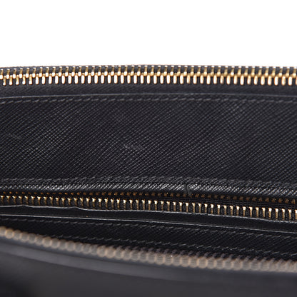 Prada Saffiano Medium Galleria Double Zip Tote Black 11 of 18