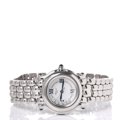 Chopard Stainless Steel 5 Diamond 26mm Happy Sport Quartz Watch 3 of 7