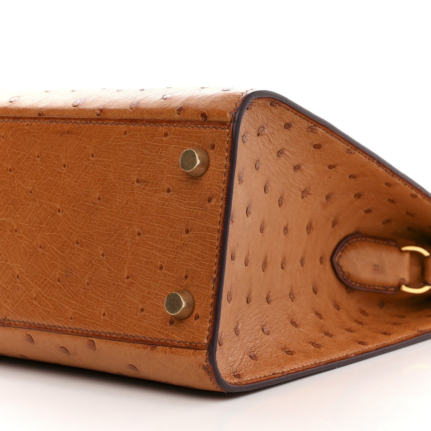 Hermes Ostrich Kelly Sport PM Gold 10 of 13