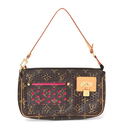 Louis Vuitton Monogram Perforated Pochette Accessories Bag Fuchsia 1 of 8