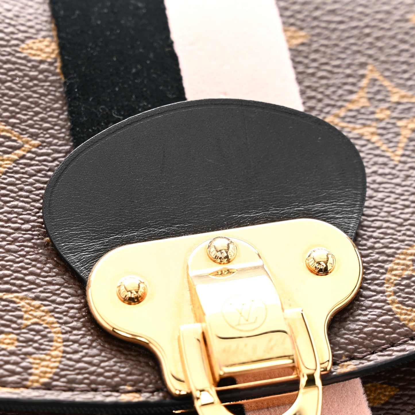Monogram Georges BB Black Rose Poudre