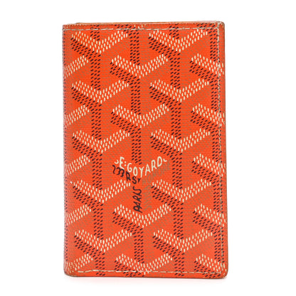 Goyard Goyardine Saint Pierre Card Holder Orange 1 of 9