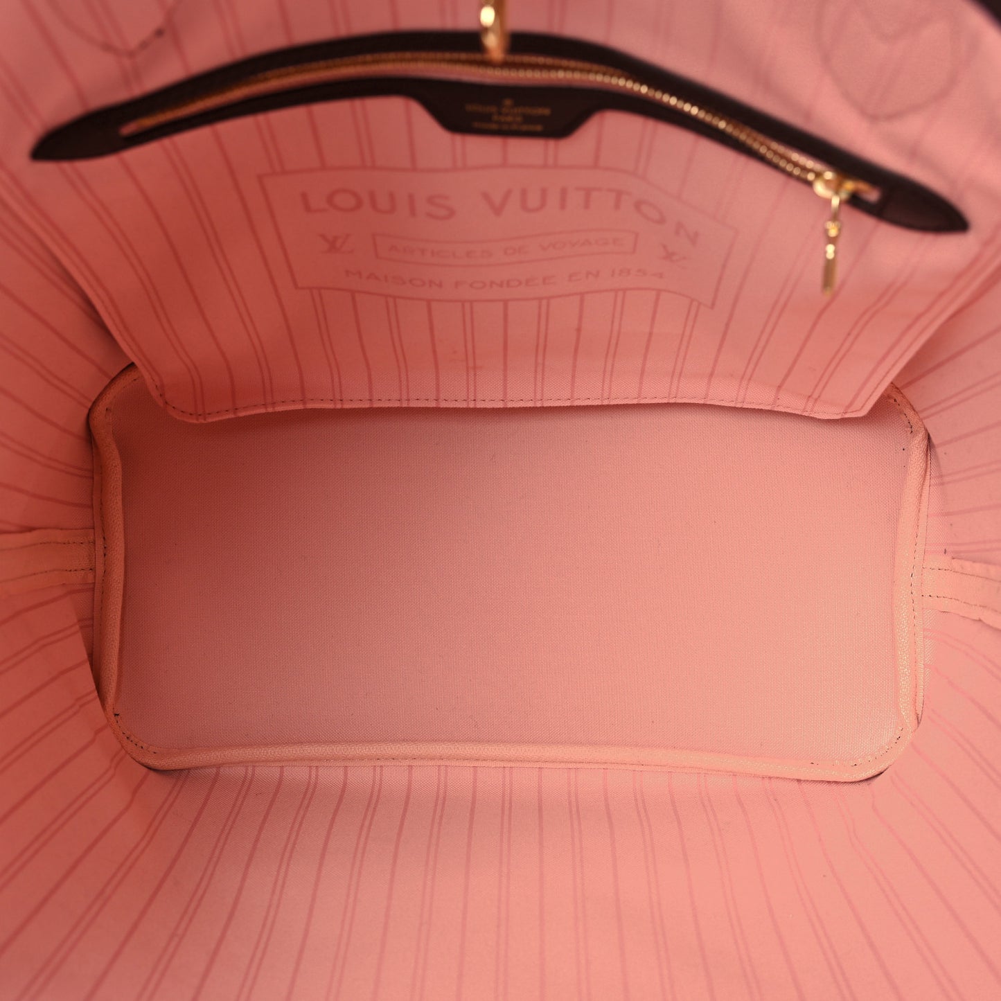 Damier Ebene Braided Neverfull MM Pink