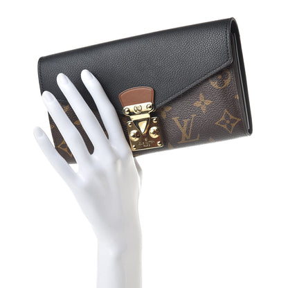 Louis Vuitton Monogram Pallas Wallet Black 2 of 8