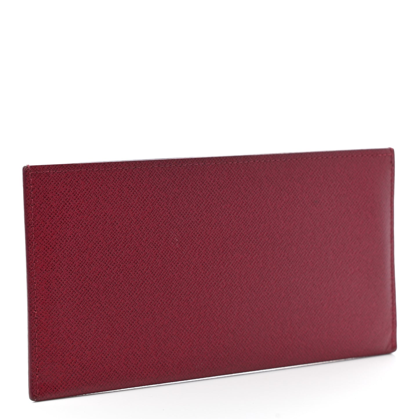 Calfskin Felicie Card Holder Insert Fuchsia