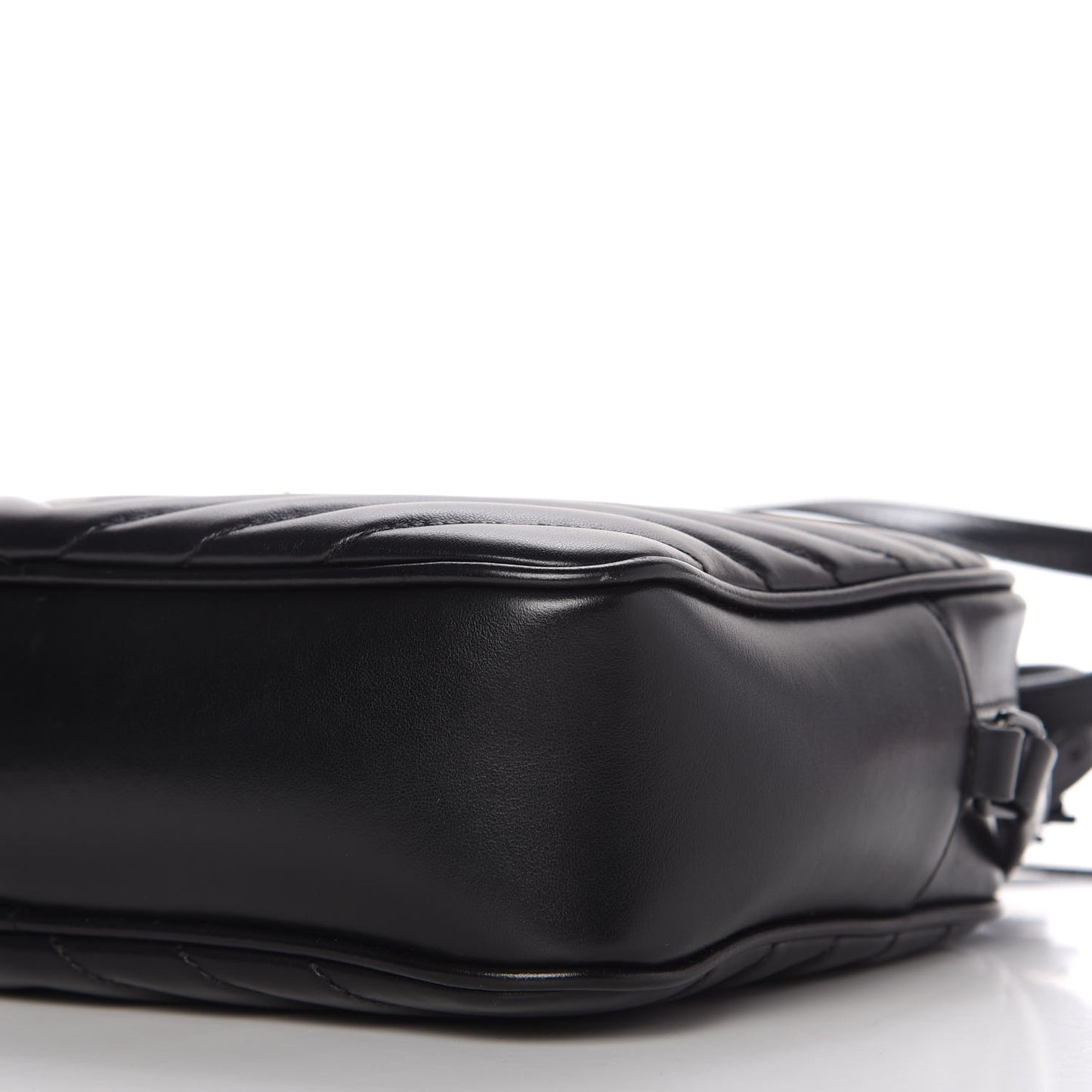Calfskin Matelasse Monogram Lou Camera Bag Black