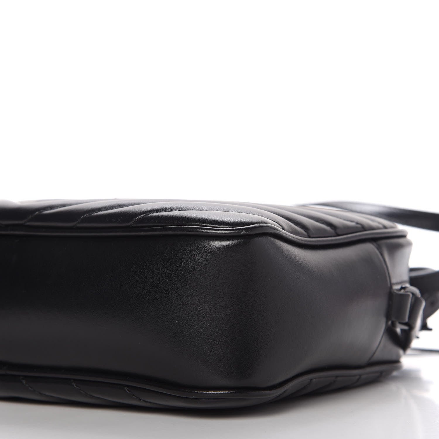 Saint Laurent Calfskin Matelasse Monogram Lou Camera Bag Black 7 of 11