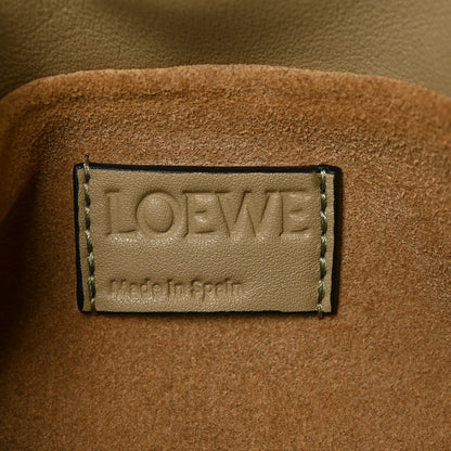 Loewe Calfskin Mini Flamenco Knot Clutch Sage Green 6 of 9