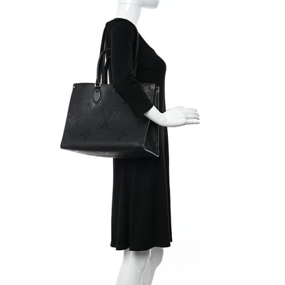 Louis Vuitton Empreinte Monogram Giant Onthego MM Black 2 of 9