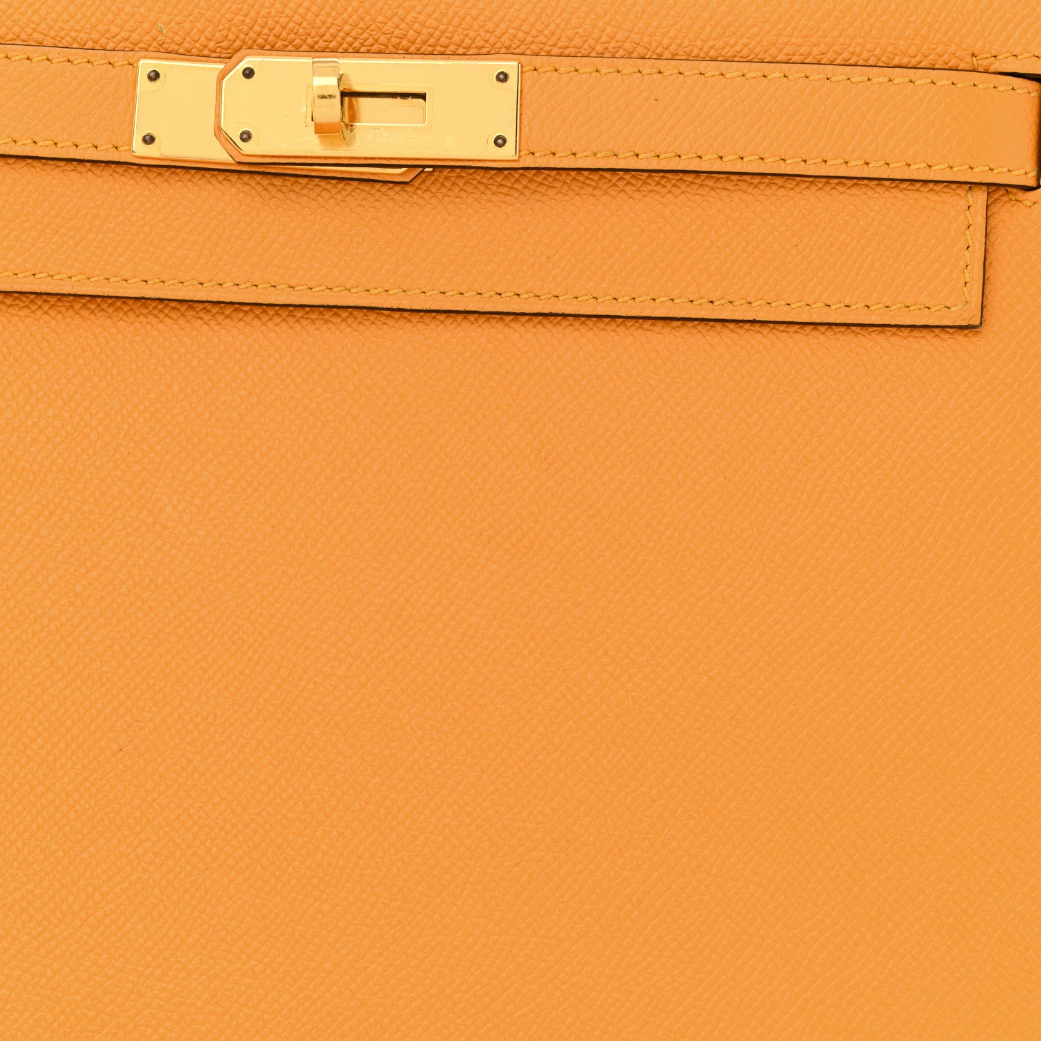 Hermes Epsom Horseshoe Kelly Sellier 28 Jaune D'or Etain 11 of 14