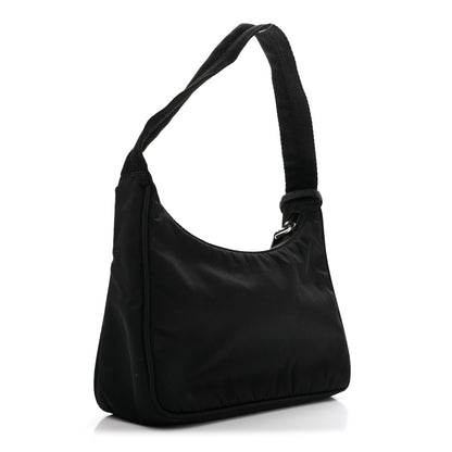 Prada Tessuto Nylon Mini Re-Edition 2000 Bag Black 2 of 12