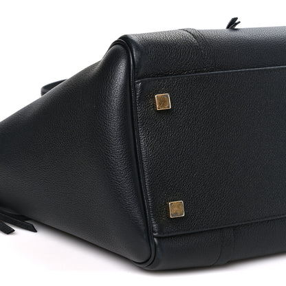 Celine Supple Shiny Lambskin Medium Smiling New Luggage Black 9 of 10