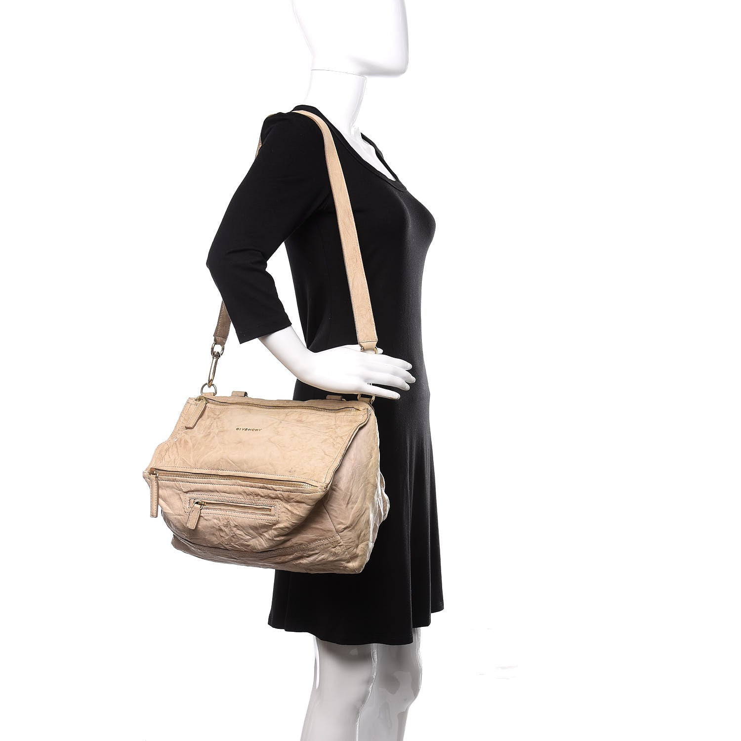 Givenchy Tumbled Sheepskin Medium Pandora Beige 2 of 13