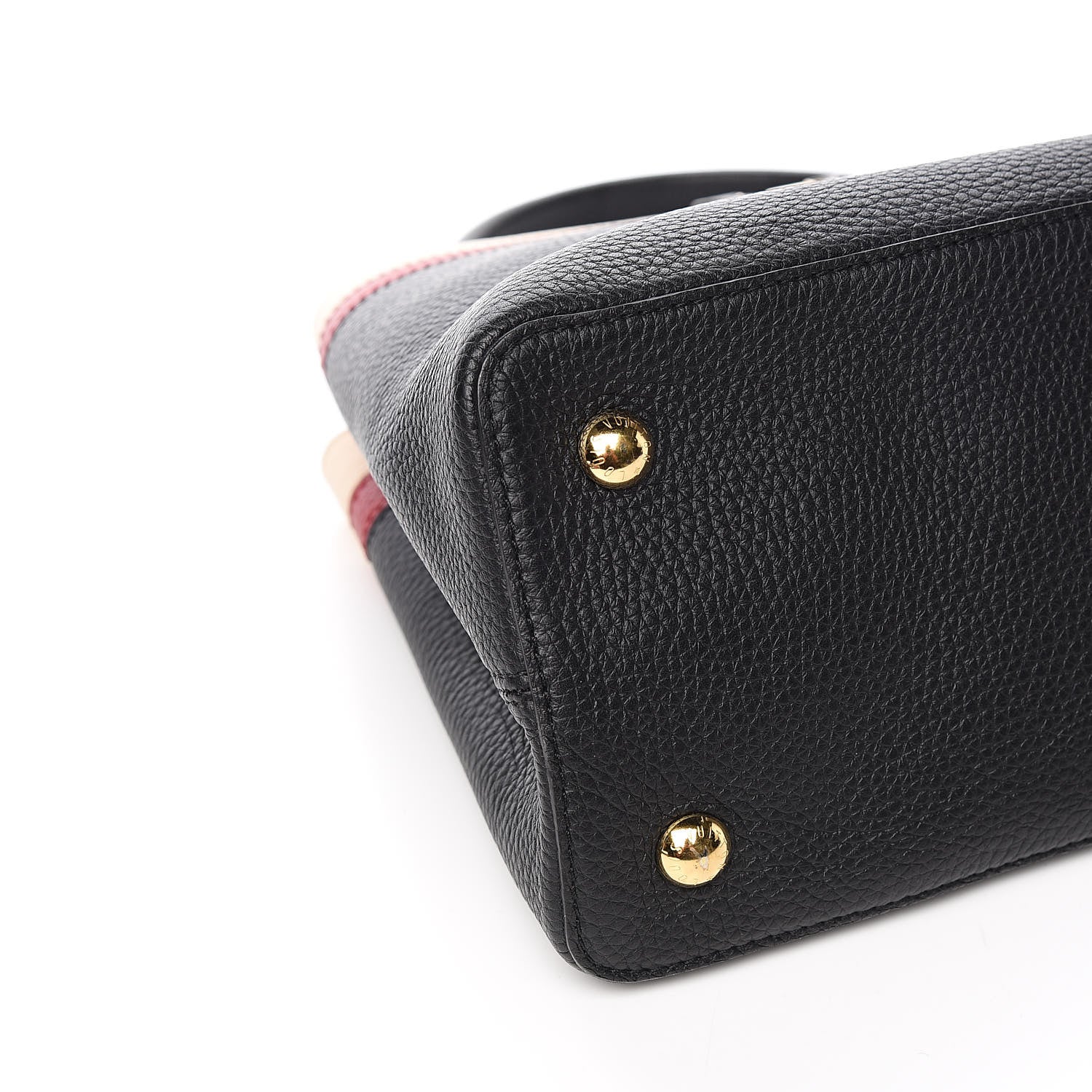 Louis Vuitton Taurillon Capucines MM Black 7 of 13