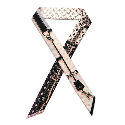 Louis Vuitton Silk Monogram Rising Confidential BB Bandeau Black Rose 1 of 4