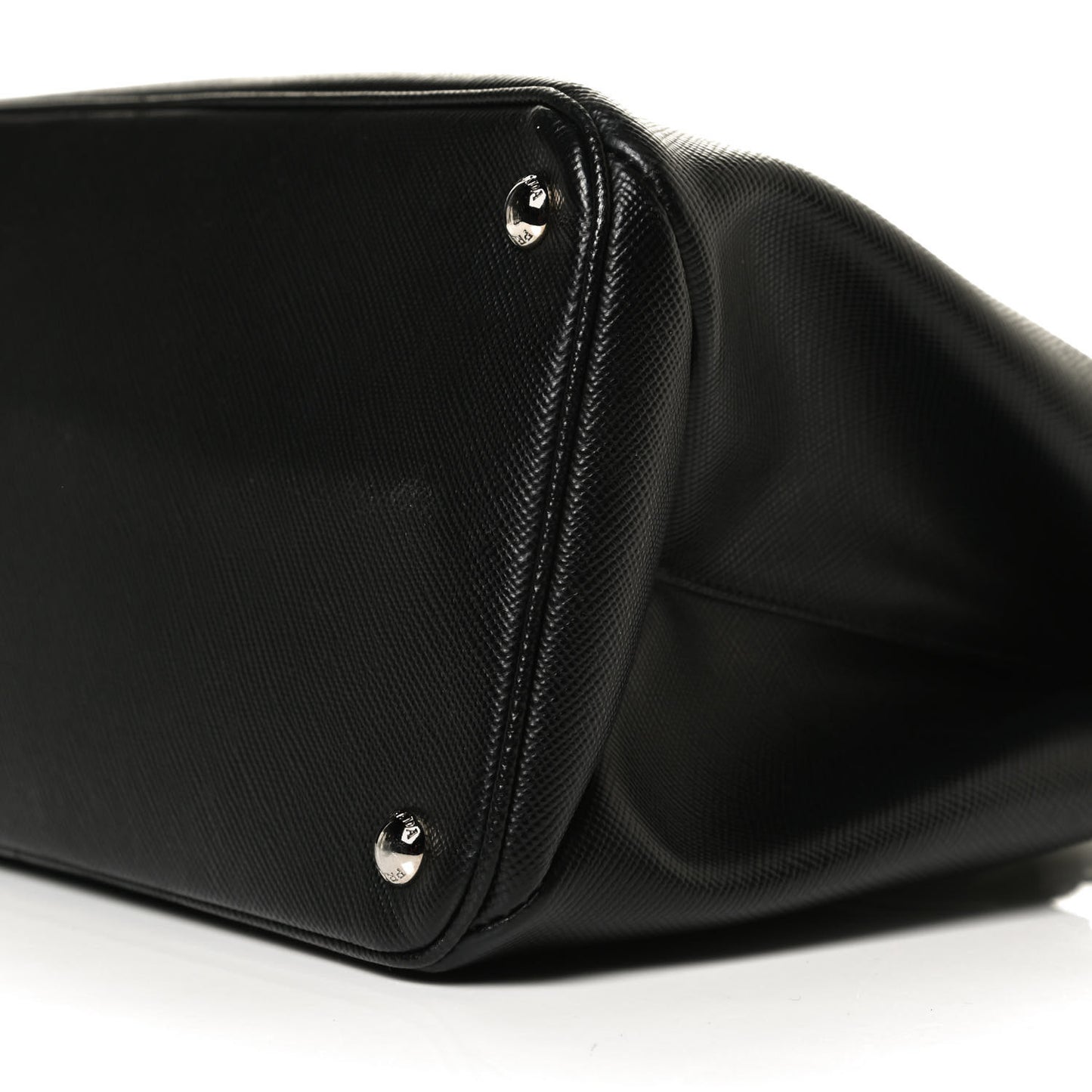 Saffiano Cuir Twin Tote Black