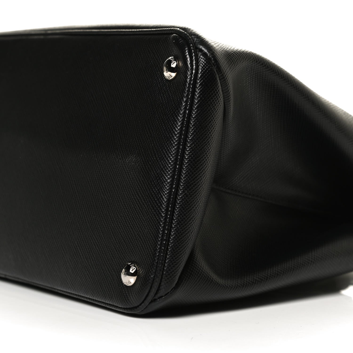 Prada Saffiano Cuir Twin Tote Black 10 of 12