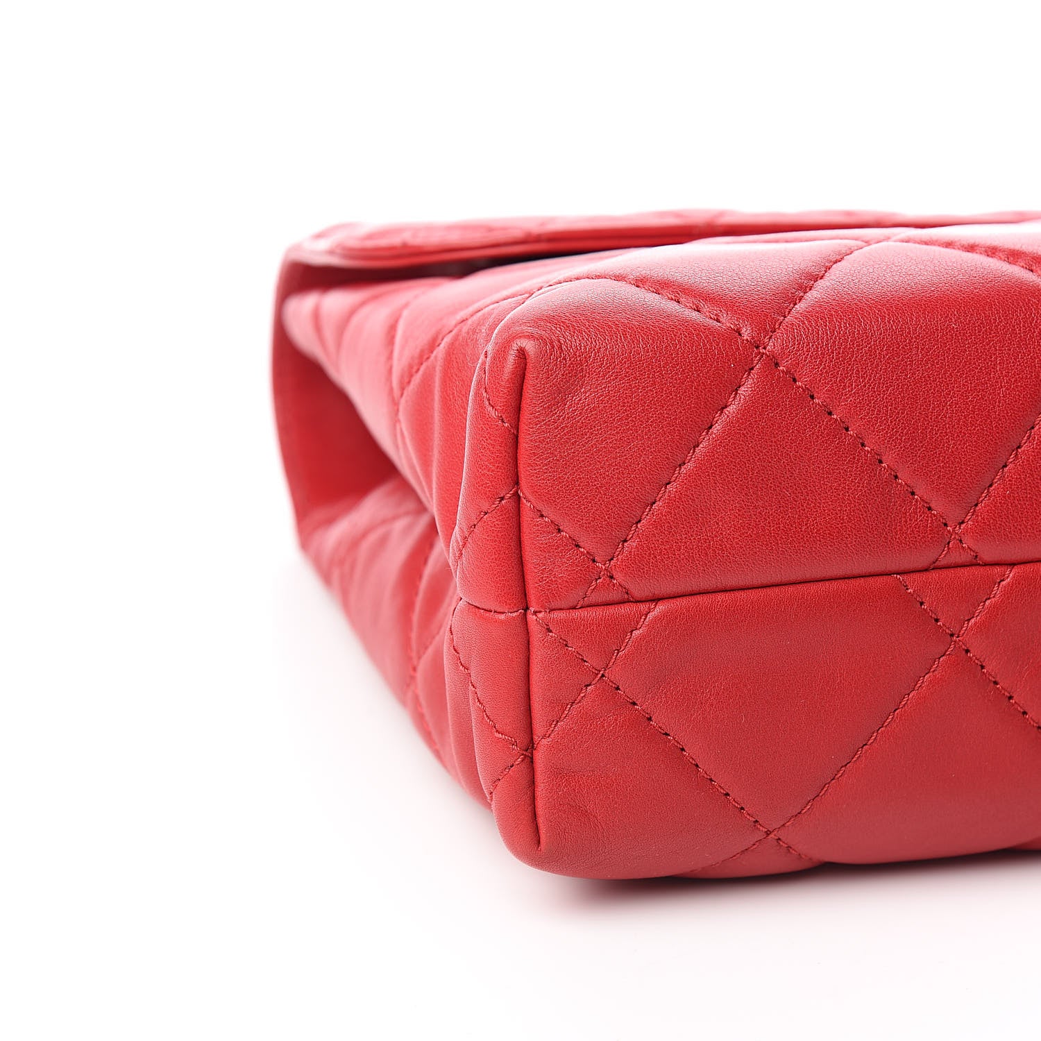 Chanel Calfskin Quilted In The Business Flap Red 8 of 13