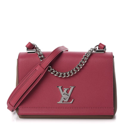 Louis Vuitton Calfskin Lockme II Chain Bag BB Rose Bruyere 1 of 7