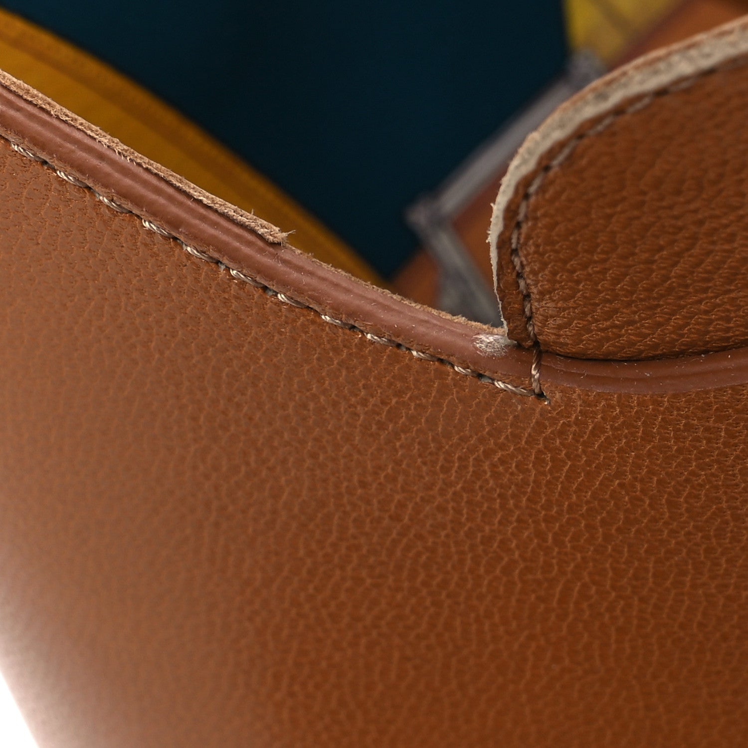 Hermes Goatskin Womens Catena Mules 37.5 Beige Dore 12 of 14