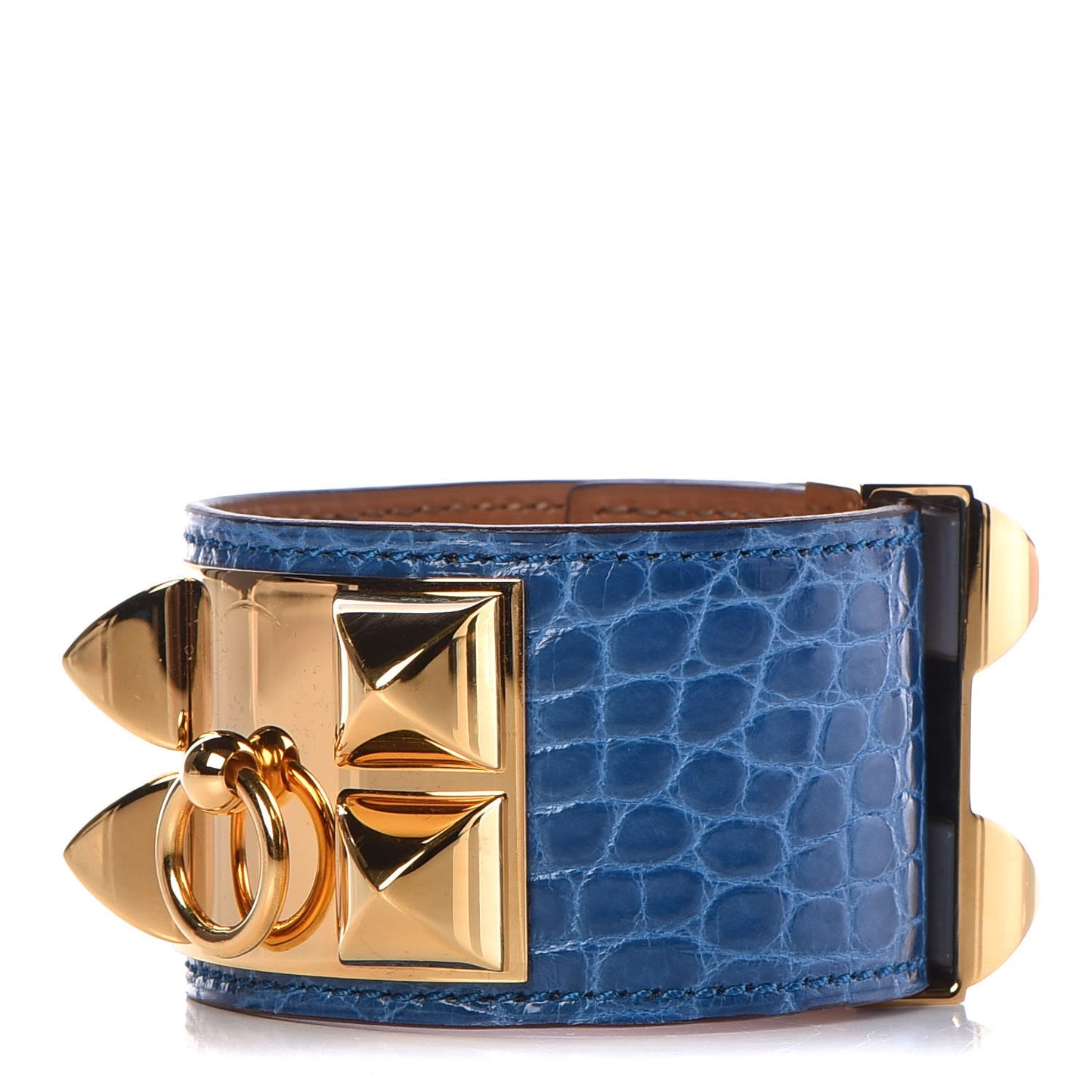 Shiny Alligator Collier De Chien CDC Bracelet S Bleu Izmir