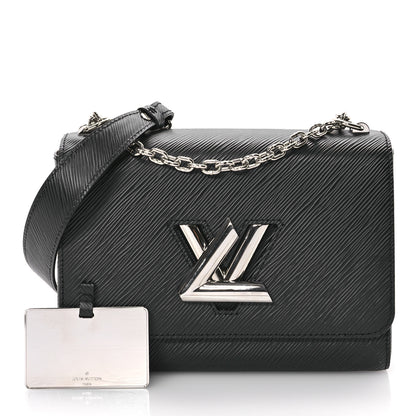 Louis Vuitton Epi Twist Shoulder Bag MM Black 3 of 10