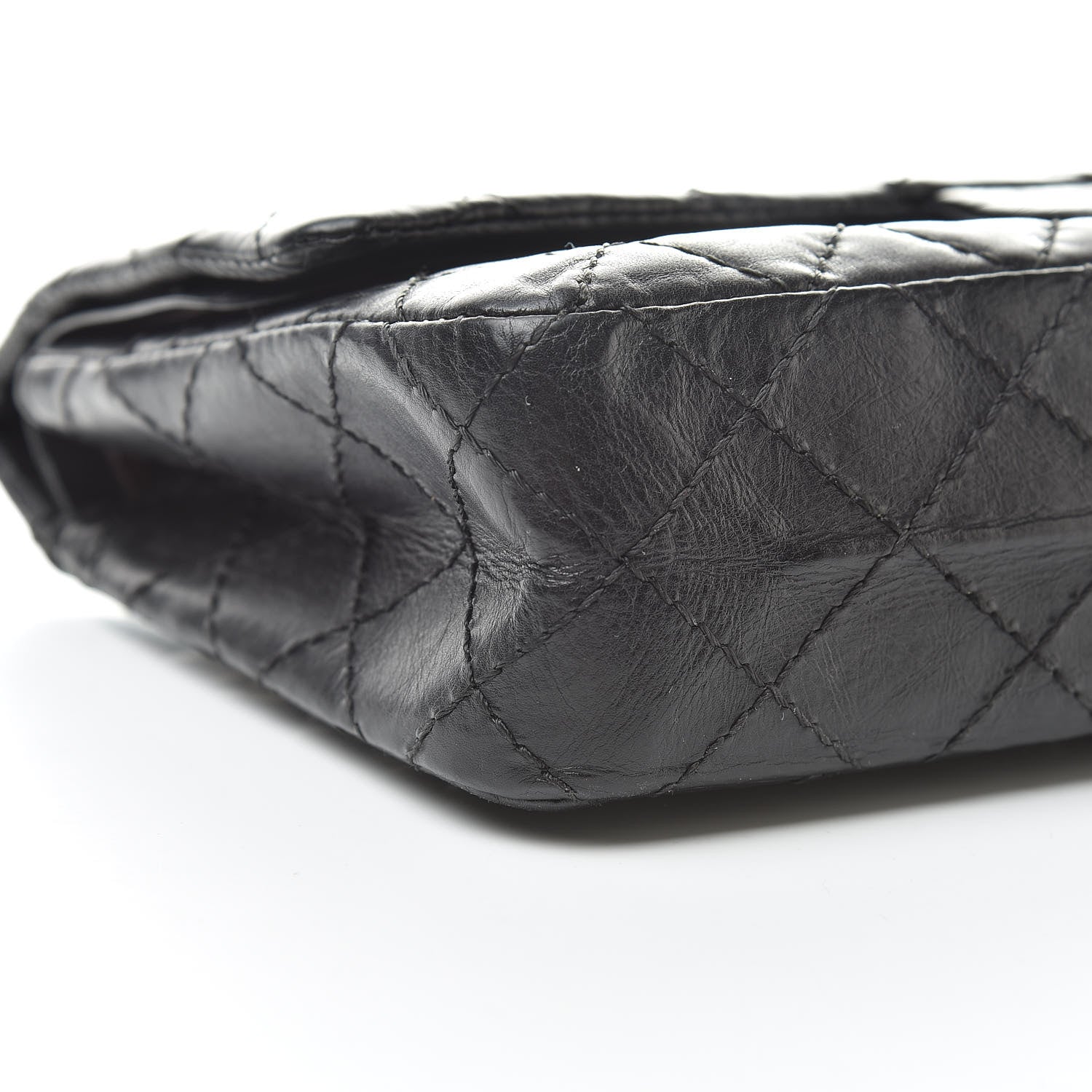 Chanel Aged Calfskin Quilted 2.55 Reissue 225 Flap Black 9 of 15