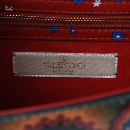 Valentino Garavani Vitello Enchanted Wonderland Medium Glam Lock Rockstud Flap Multicolor 6 of 7