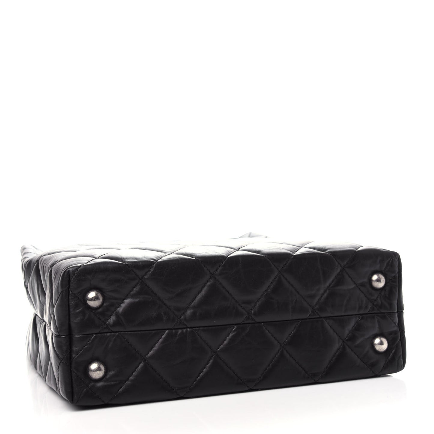 Aged Calfskin Quilted Reissue 2.55 Tote Black