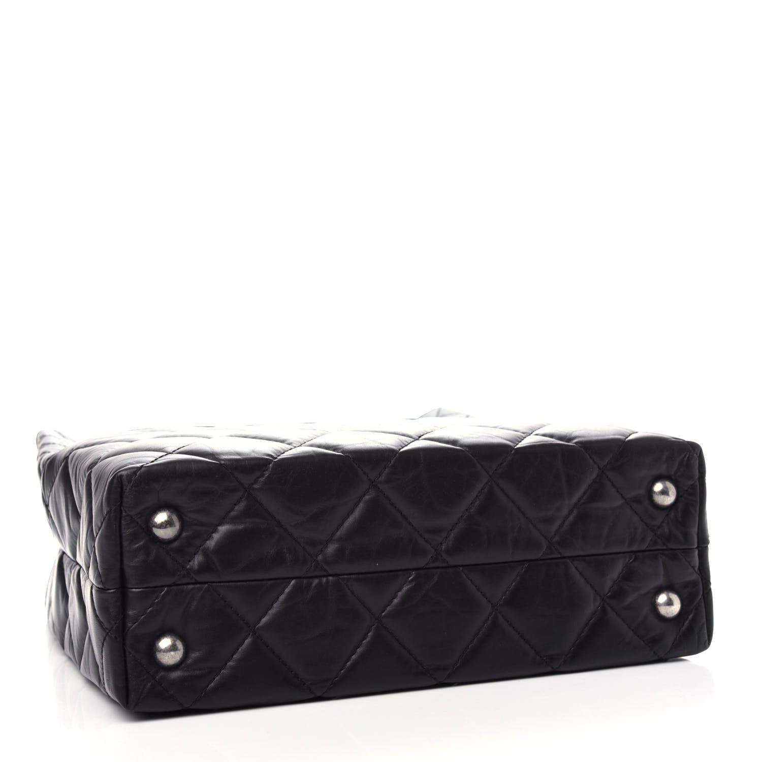Chanel Aged Calfskin Quilted Reissue 2.55 Tote Black 4 of 10
