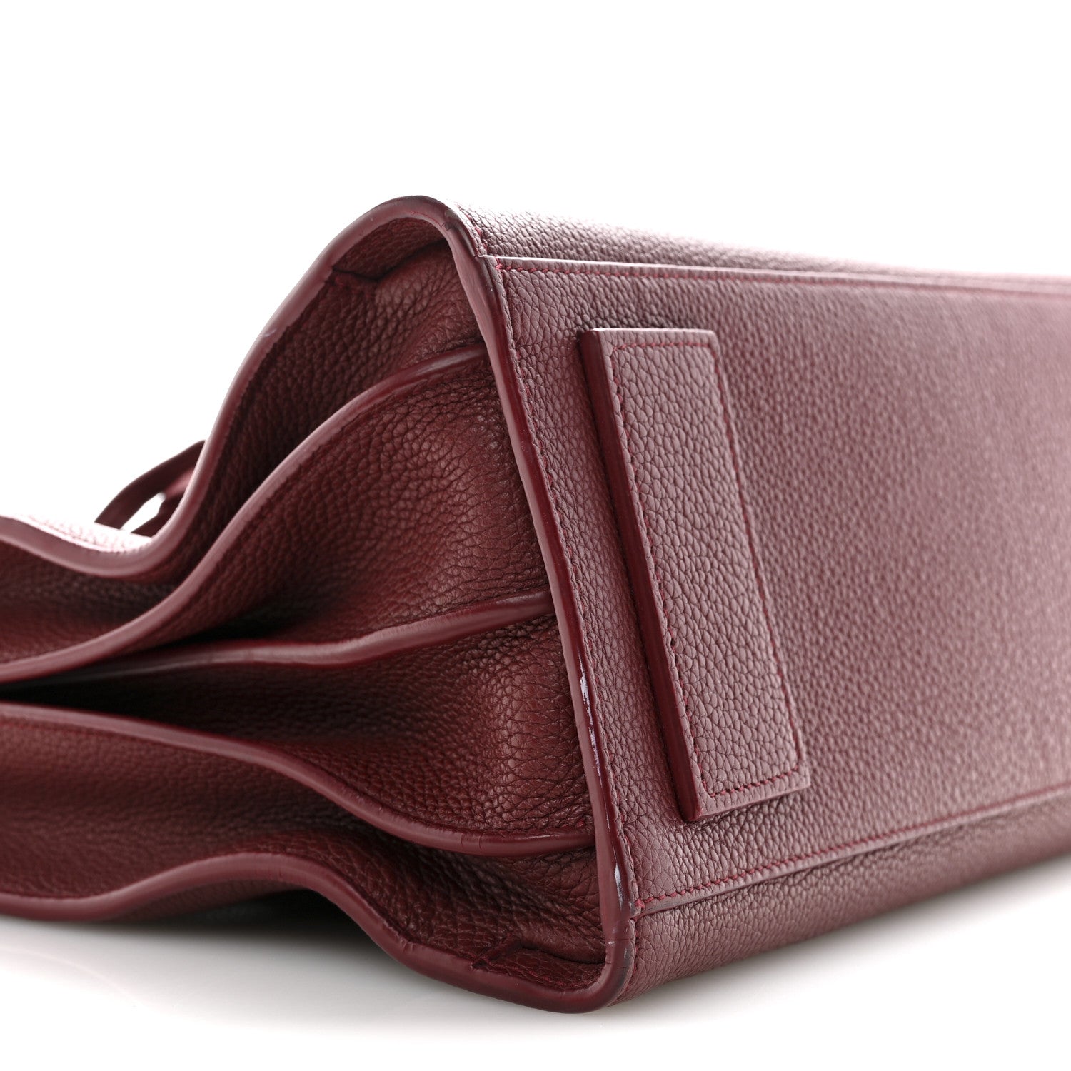 Saint Laurent Grained Calfskin Small Supple Sac De Jour Dark Pallisandre 9 of 16