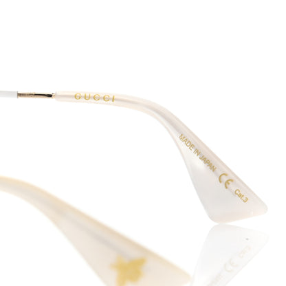 Gucci Metal Round Frame Tiger Print Sunglasses GG0061S Gold 6 of 10