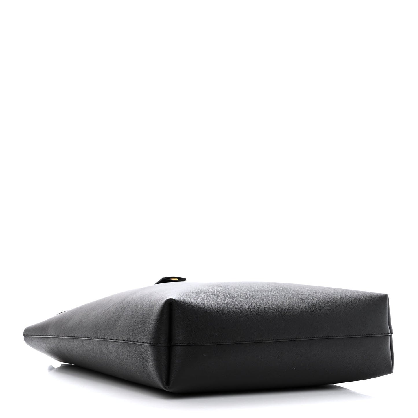 Calfskin Medium Shopping Tote Black