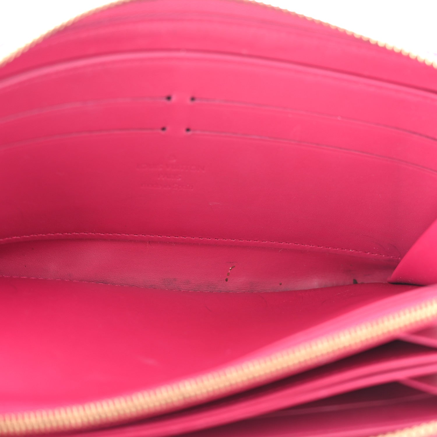 Louis Vuitton Vernis Zippy Wallet Fuchsia 5 of 12