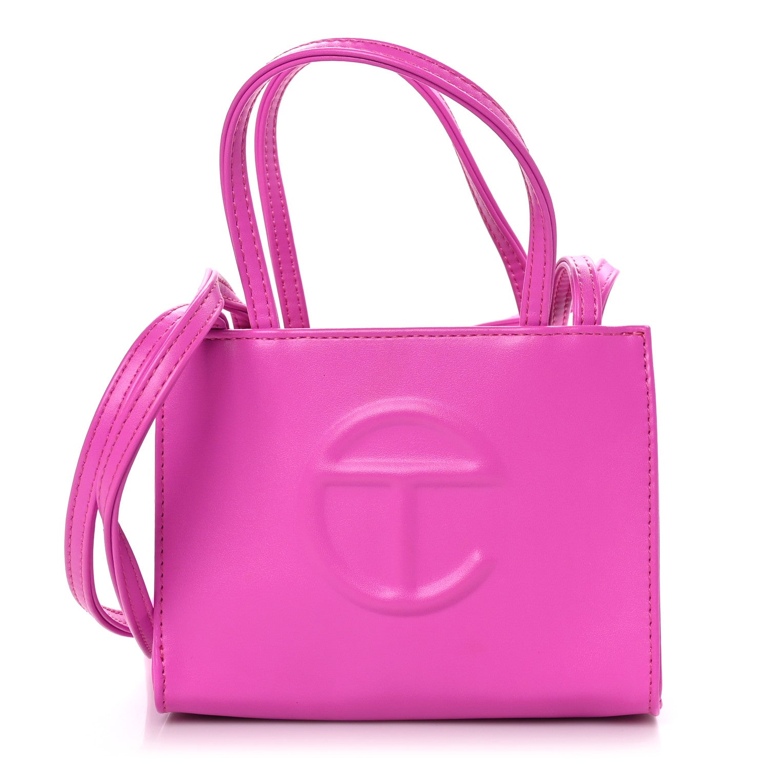 Telfar Vegan Leather Small Shopping Bag Azalea 1 of 8