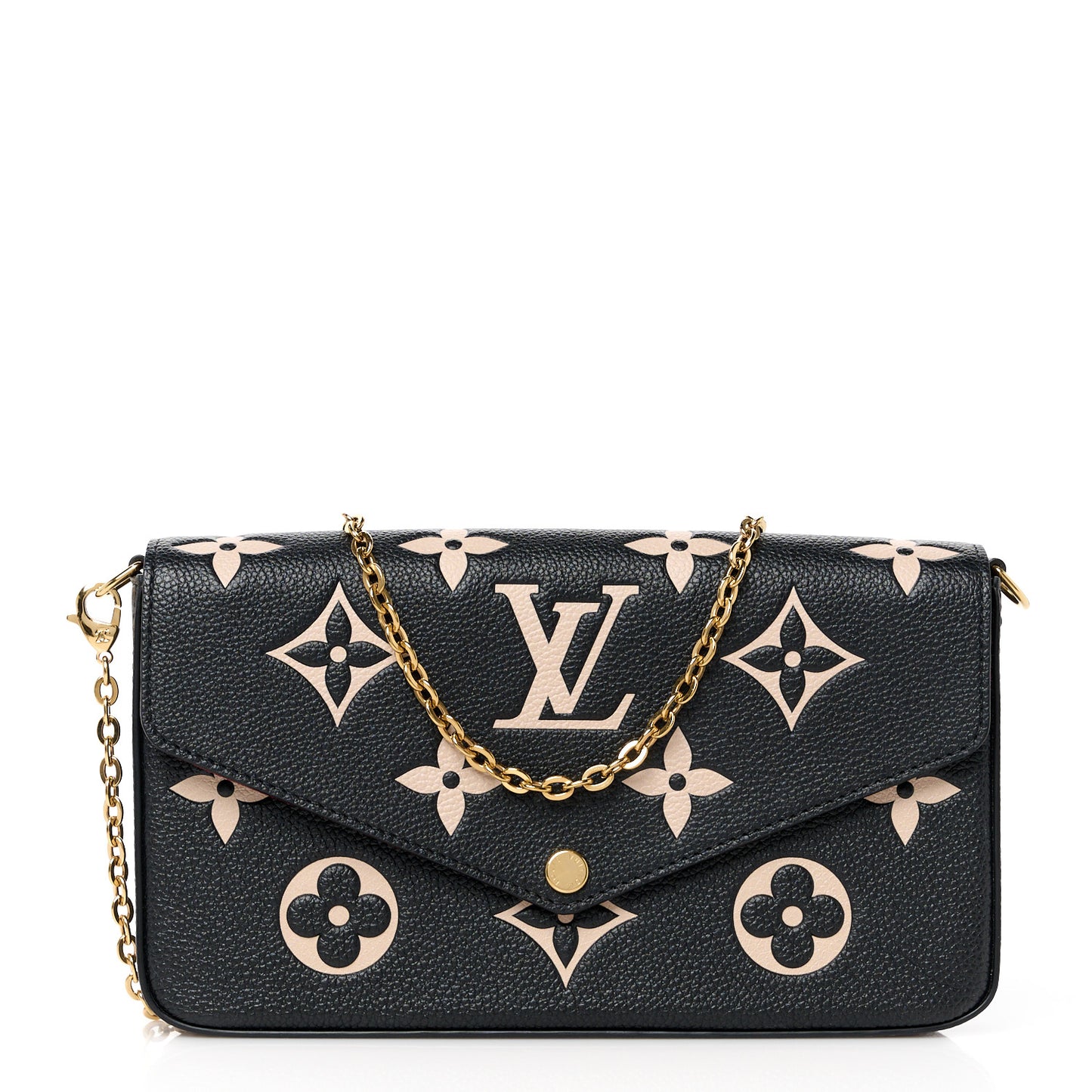Empreinte Monogram Giant Felicie Pochette Black Beige